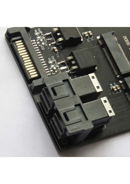 2 Port SFF-8643 U 2-Nvme M 2 Ngff SSD Dönüştürme Kart Adaptörü SFF-8643 U 2&#39 Yi Çift M-Key Nvme M2 Ngff SSD Adaptörüne (Yurt Dışından) fiyatları