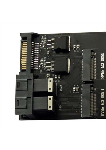 2 Port SFF-8643 U 2-Nvme M 2 Ngff SSD Dönüştürme Kart Adaptörü SFF-8643 U 2&#39 Yi Çift M-Key Nvme M2 Ngff SSD Adaptörüne (Yurt Dışından) indirimleri