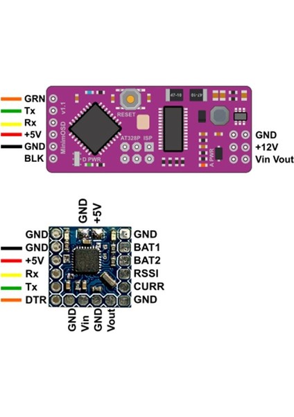 Ekranda Minim Osd Ardupilot Mega Mini Osd Rev 1 1 Osd Px4 Pıx Pıxhawk 2 4 8 2 4 7 (Yurt Dışından) fırsatları