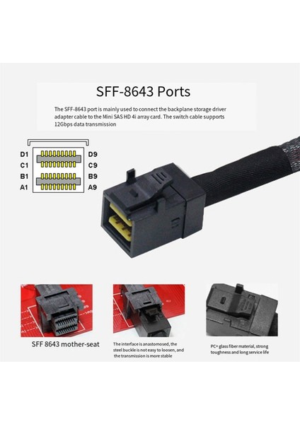 2x Pcı-Express 4 0 Adaptör Mini Sas Hd SFF-8643 Dişi - SFF-8643 Dişi Pcba Bağlayıcı Genişletici (Yurt Dışından) indirimleri
