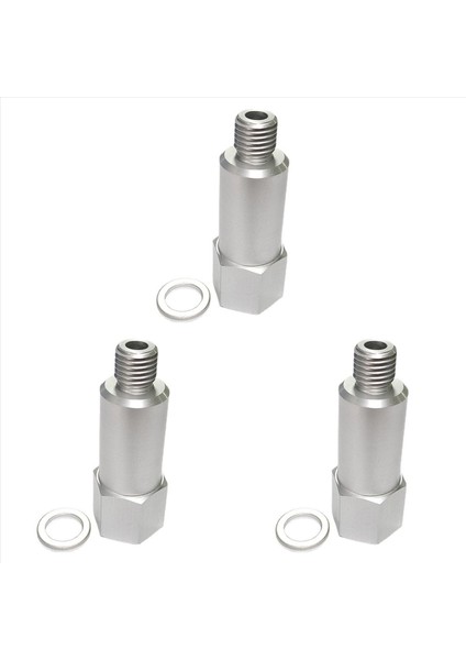 3x Soğutucu Sıcaklık Sensörü Adaptörü Ls Değiştirme Ölçer M12-1 5 Ila Dişi 3/8 Inç Npt Sensörü Genişletilmiş (Yurt Dışından)