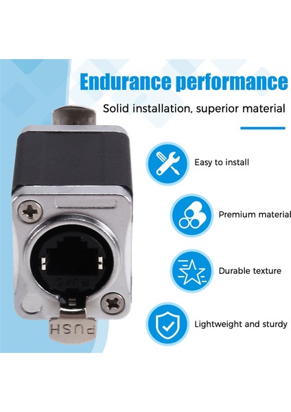 1 Adet RJ45 Geçiş Çoğaltıcı Cat6 Stp Korumalı Dişi Düz Çoğaltıcı Dönüştürücü Ethernet Uzatma Adaptörü B (Yurt Dışından) fırsatları