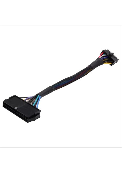 24 Pin - 14 Pin Atx Psu Ana Güç Kaynağı Adaptörü Lenovo Için Örgülü Kneç Kablosu Q77 B75 A75 Q75 Anakartı (Yurt Dışından) modelleri