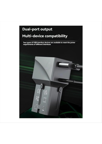 Abd Ab Ingiltere Aus Seyahati Için 1 Usb-A Qc 3 0 18W ve 1 Type C Pd 25W Hızlı Şarj Cihazı ile Evrensel Seyahat Adaptörü Güç Adaptörü (Yurt Dışından) fırsatları