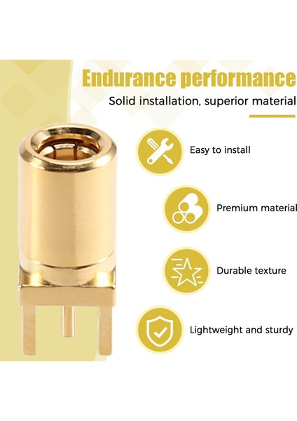10 Adet Smb Pcb Montaj Konnektörü Smb Dişi Rf Koaksiyel Adaptör (Yurt Dışından) fırsatları