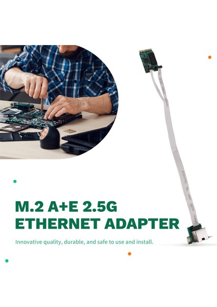 2 5gb Ağ Adaptörü M 2 A+E - RJ45 Com Bağlantı Noktası RTL8125BG Çip 2 Masaüstü Bilgisayar Için 5G/1G/100MBPS Gigabit Ethernet Lan Kartı (Yurt Dışından) fırsatları