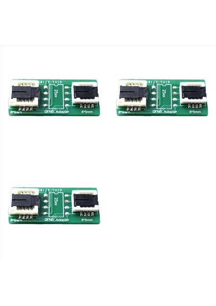 3x Qfn8 /wson8/mlf8/mlp8/dfn8 - Dıp8 Ikisi Bir Arada Soket/adaptör Hem 6X5MM Hem De 8X6MM Cipsler Için Smt Bıos Flash Soketi (Yurt Dışından)