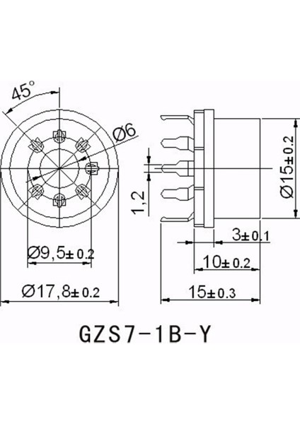 7pin Plastik Vakum Tüp Soket Valf B &amp W 6j1 6z4 6x4 12AE6 6AT6 6bk6 12AV6 6AQ6 6j5 Hıfı Ses Amp 10PCS Beyaz (Yurt Dışından) modelleri