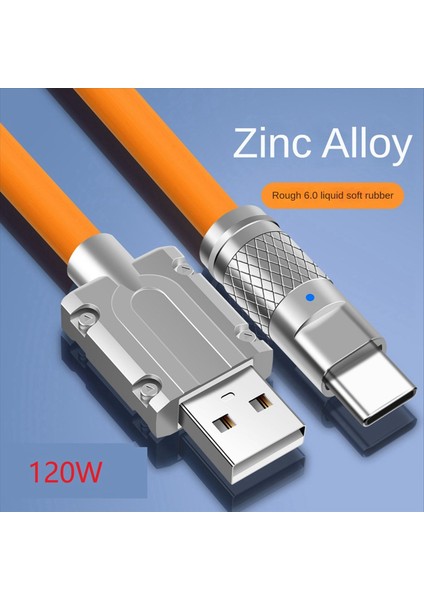 2x 120W 6A Süper Hızlı Şarj USB C Şarj Kablosu USB Type-C Şarj+Veri Aktarımı 2-1 Arada Cep Telefonu Kablosu Turuncu (1m) (Yurt Dışından) indirimleri