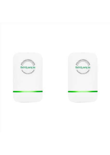 2x Ev Akıllı Enerji Tasarrufu Sağlayıcı Güç Tasarrufu Enerji Tasarrufu Abd Fişi (Yurt Dışından)