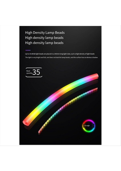 Argb Işıltılı Su Soğutmalı Tüp Masaüstü Şasi Argb Shengguang Eşzamanlı Diy Dekoratif Su Soğutmalı Neon Kasa Yeleği (Yurt Dışından) fiyatları