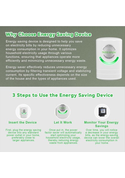 Watt Enerji Tasarruf Cihazını Durdur Power Tasarruf Elektrik Tasarruf Cihazı Elektrik Kaydet 90V-250V 30KW 4 Pack Us Fiş (Yurt Dışından) fırsatları