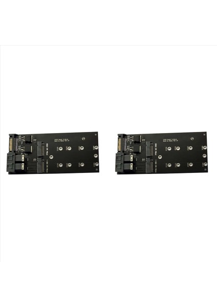 2x 2 Port SFF-8643 U 2 - Nvme M 2 Ngff SSD Dönüştürme Kartı Adaptörü SFF-8643 U 2 - Çift M-Key Nvme M2 Ngff SSD Adaptörü (Yurt Dışından)