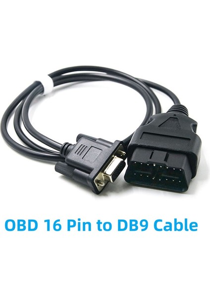 J1962 12V 24V Obd Kablosu 100CM 16 Pin Erkek Db9 Dişi VGA D-Sub 9 Pin Obdıı Adaptörü RS232 Seri Port Hattı Obd2 Kablosu (Yurt Dışından) fırsatları