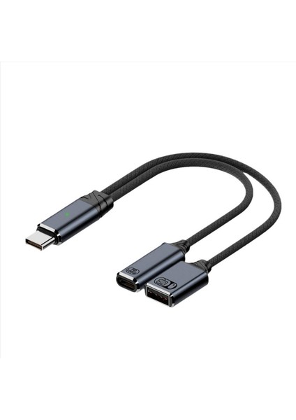 2x USB C Otg Kablolu Telefon Adaptörü 2 In 1 Tip C - USB A Adaptörü Akıllı Telefon Dizüstü Tablet Için Pd Şarj Portu ile Gri (Yurt Dışından) fiyatları