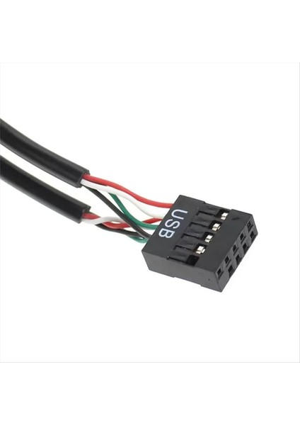 1to2 9pin USB Splitter Anakart Uzatma Kablosu 1 Ila 2 Başlık Adaptörü Pc Ön Paneli USB Konektörleri 5 Adet (Yurt Dışından) fiyatları