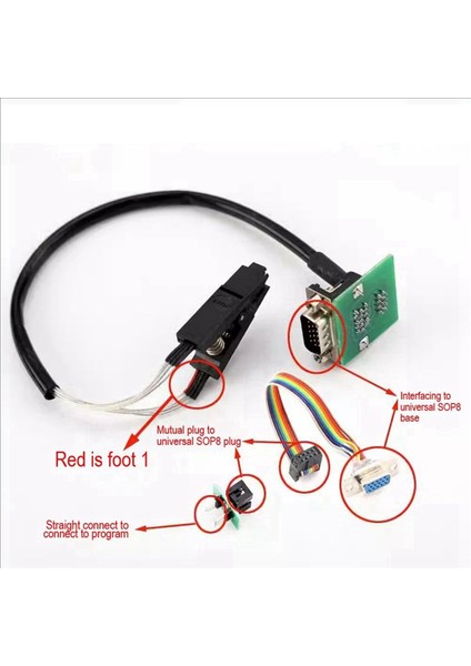 2x Fem Bdc Adaptörü Evrensel Sop8 Klip Xhorse Anahtar Aracı Artı Vvdi Prog Cgdi Acdp X1 X3 X5 3 Serisi (Yurt Dışından) fırsatları