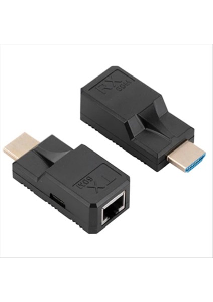 60M RJ45 - HDMI Uyumlu Adaptör Kayıpsız 1080P Ethernet - HDMI Uyumlu Genişletici Cat6 Üzerinden USB Güç Kablosu ile (Yurt Dışından) fırsatları