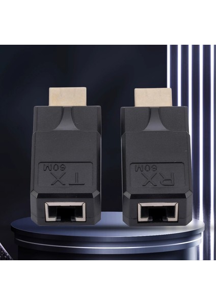 60M RJ45 - HDMI Uyumlu Adaptör Kayıpsız 1080P Ethernet - HDMI Uyumlu Genişletici Cat6 Üzerinden USB Güç Kablosu ile (Yurt Dışından) indirimleri