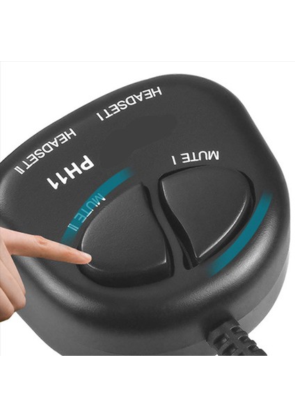 2x Ikı Sessiz Anahtarı Eğitim Adaptörü Çift Rj9 Soketleri Rj9 Kulaklık Erkek Tak Çağrı Merkezi Kulaklık Adaptörü 4P4C (Yurt Dışından) modelleri