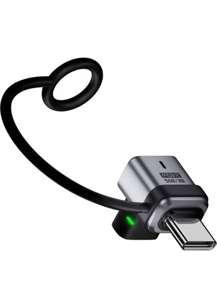 240W Metal USB C Tipi Adaptör 80GBPS Otg 8k Video LED Göstergesi Anti Kayıp Hızlı Şarj Usbc Dönüştürücü A (Yurt Dışından)