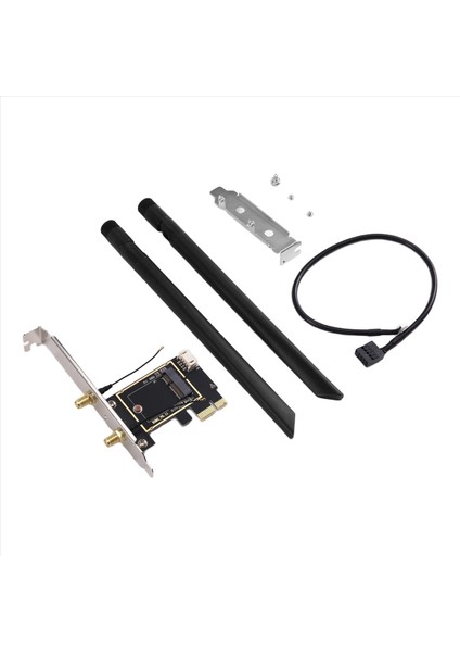 2x Harici Antenli Kablosuz Bağlantılar Için Pcıe Wifi Kart Adaptörleri (Yurt Dışından) fiyatları