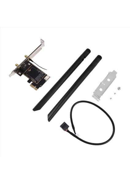 2x Harici Antenli Kablosuz Bağlantılar Için Pcıe Wifi Kart Adaptörleri (Yurt Dışından) modelleri