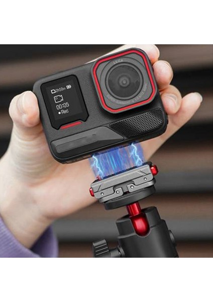 INSTA360 X4 X3 Ace/ace Pro One Için Manyetik Hızlı Serbest Bırakma Adaptör Tabanı X2 Gopro 12 Eylem Kamera Tripod Adaptör (Yurt Dışından) fiyatları