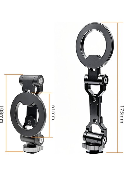 Magsafe IPhone 16-12 Kamera Tripodu Monitör Için 1/4 Inç Soğuk Ayakkabı Kamera Adaptörü ile Manyetik Telefon Tutucu Tripod Bağlama Aparatı (Yurt Dışından) indirimleri