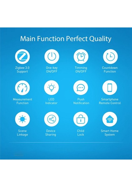 Tuya Smart Zigbee Güç Fişi Ab 16A Soketi Kwh Elektrik Enerji Monitörü Singal Extender Treater (Yurt Dışından) fiyatları