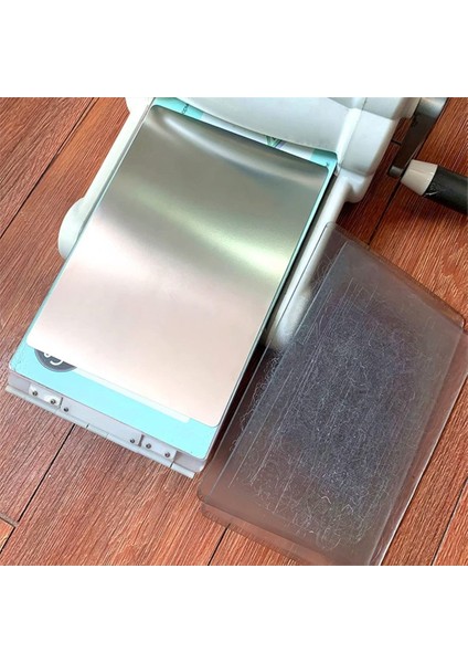 3 Pcs Metal Adaptör Plakası Kesme Makinesi Metal Ince Gofret Düzenleri Için Şim Mat Pad Artar Kesim 6x8.5 Inç Şimler (Yurt Dışından) fırsatları