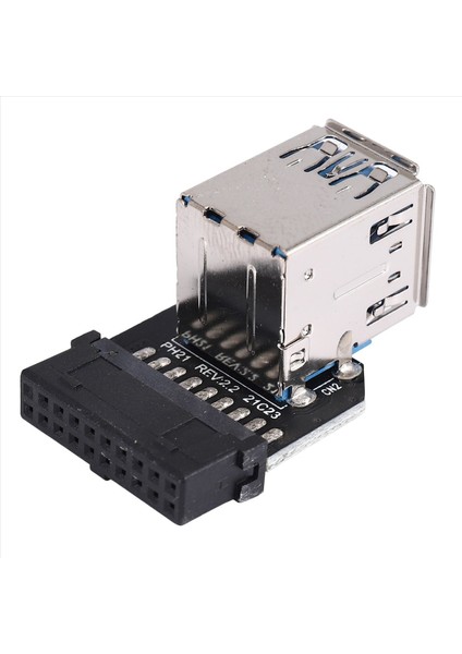 20X 20PIN Çift Usb3 0 Adaptör Dönüştürücü Masaüstü Anakart 19 PIN/20P Başlık 2 Port USB A Dişi Konnektör PH21 (Yurt Dışından) modelleri