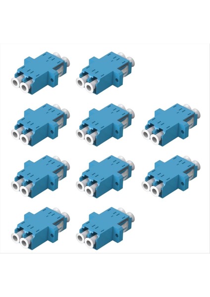 10PCS Lc Fiber Optik Adaptörü Lc - Lc Duplex Singlemode Koupuru (Yurt Dışından)