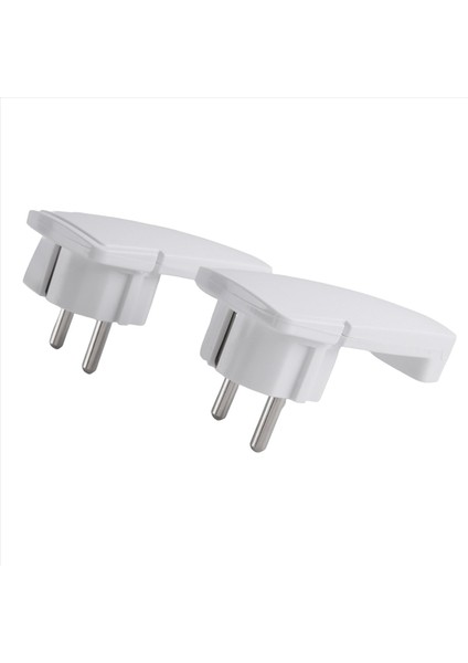 2pcs Beyaz Schuko Angled Fiş Düz Schuko Düz Fiş 250 V (16 A) Schuko Fişi Schuko Fiş Düz Ab Fiş (Yurt Dışından) fırsatları
