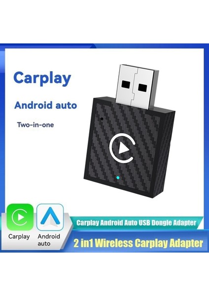 2&#39 Si 1 Arada Kablosuz Carplay Adaptörü Carplay/android Otomatik Akıllı Aı Kutusu USB Dongle Tak ve Çalıştır Kablolu Carplay&#39 Den Kablosuz&#39 A (Yurt Dışından) fiyatları