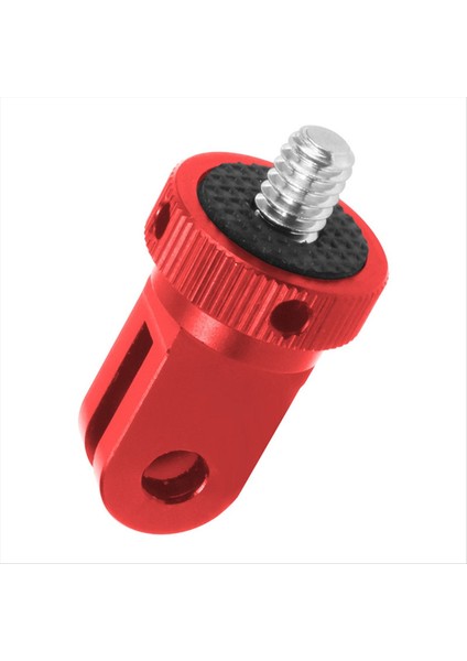 Gopro 13 12 Aksesuarları Metal Adaptör 1/4 Inç Alüminyum Tripod Vidalı Bağlantı INSTA360 Djı Osmo Action 4 Kırmızı (Yurt Dışından) fırsatları