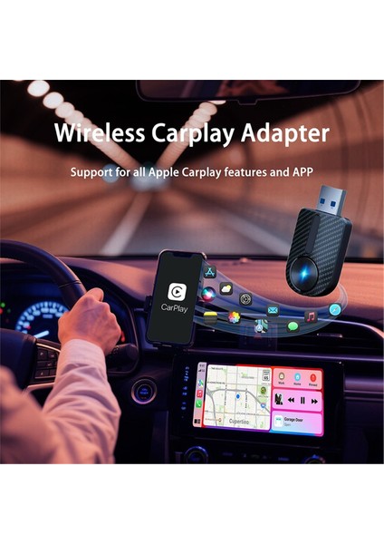 Carplay Kutusu Android Otomatik Adaptör 2&#39 Si 1 Arada Kablolu ve Kablosuz Araç Bağlantısı Tek Tıklamayla Bağlantıyı Kesme Dongle&#39 I (Yurt Dışından) fırsatları