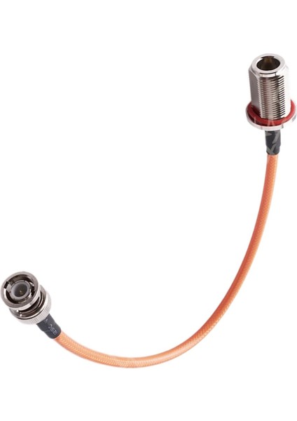 Bnc Erkek-N Dişi Çift Korumalı Koaksiyel Rf Adaptör Kablosu Bncj-Nky Çift Koruma Gümüş 15CM (Yurt Dışından) fiyatları