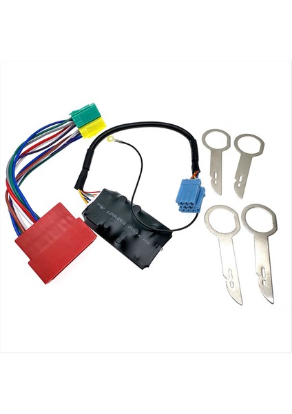 Araba Bluetooth 5.0 Aux Handsfree 8 Pin Adaptör A2DP Audi A3 8l 8p A4 B5-B7 A6 4b A8 4d Dörtlü Kilit Için Müzik Ses Kablosu (Yurt Dışından)