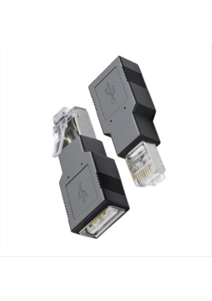 2pcs USB - RJ45 Ethernet Adaptörü Yönlendiriciler Için Bilgisayar Kullanımı Ağ Dongle 100MBPS (Yurt Dışından) fiyatları