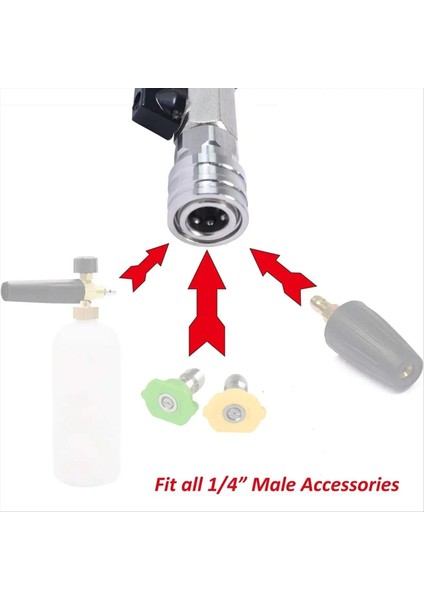 Karcher K2 K7 Için Su Akışını Kontrol Etmek Için Basınçlı Yıkama Hortumu Adaptörü 1/4 Valf ile Hızlı Bağlantı (Yurt Dışından) fiyatları