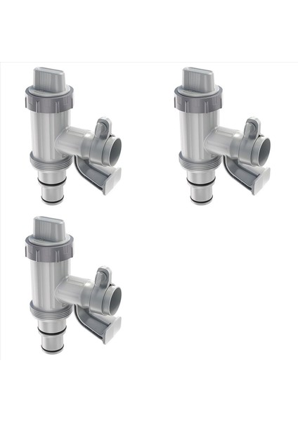 3x Havuz Hortumu Adaptörü Havuz Hortumu Tutucu ve Yer Üstü Havuzlar Için Piston Vanası Havuzu Yedek Parçaları B (Yurt Dışından)