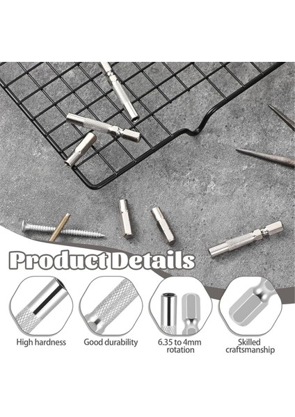 1/4 Ila 4mm Bit Adaptörü 6 Pcs Hex Tornavida Bit Adaptörü Manyetik 1/4 Ila 4mm Hex Adaptörleri Bit Seti Için (Yurt Dışından) fırsatları