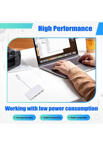 4&#39 Ü 1 Arada USB C Hub Güç USB 3 0 MacBook Için Yüzey Krom Buhar Güverte Kararlı USB 3 0 USB Hub Adaptörü (Yurt Dışından) indirimleri