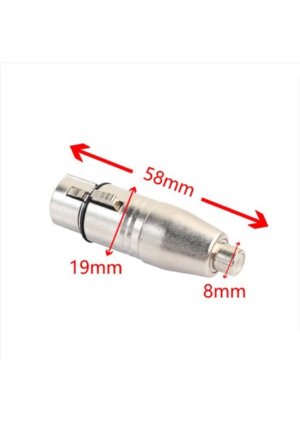 8pcs Xlr Ila Rca Adaptörü Rca Dişi Ila Xlr Dişi Adaptörü Jak Fişi Adaptörü (Yurt Dışından) fırsatları
