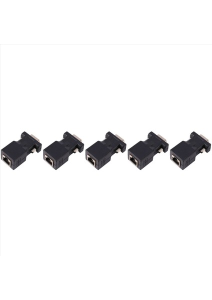 5x VGA Extender Erkek - Lan Cat5 Cat6 RJ45 Ağ Kablosu Adaptörü (Yurt Dışından)