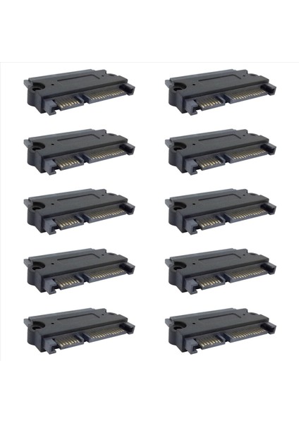 10X Sata 22P 7 + 15 Erkek - Sata 22PIN Dişi Dönüştürücü Adaptörü (Yurt Dışından)