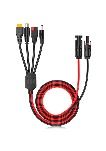 5x 4-In-1 Güneş Paneli Konektörü Uzatma Kablosu Ayırıcı Anderson Konnektörü Dc Adaptörü Priz XT60 Dişi Bağlantı (Yurt Dışından) fiyatları