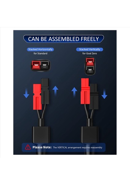 5x 4-In-1 Güneş Paneli Konektörü Uzatma Kablosu Ayırıcı Anderson Konnektörü Dc Adaptörü Priz XT60 Dişi Bağlantı (Yurt Dışından) fırsatları