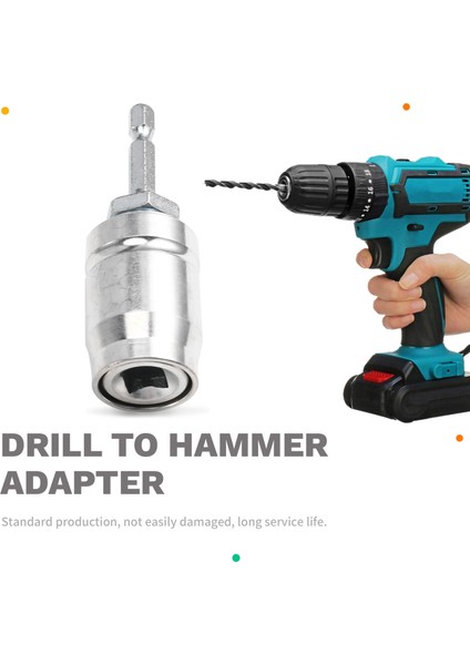 Elektrikli Çekiç Adaptörü Elektrikli Matkap - Çekiç Matkap Kafası ile Kare Kolu Hızlı Açılan Ayna Adaptörü Elektrikli El Aletleri (Yurt Dışından) indirimleri